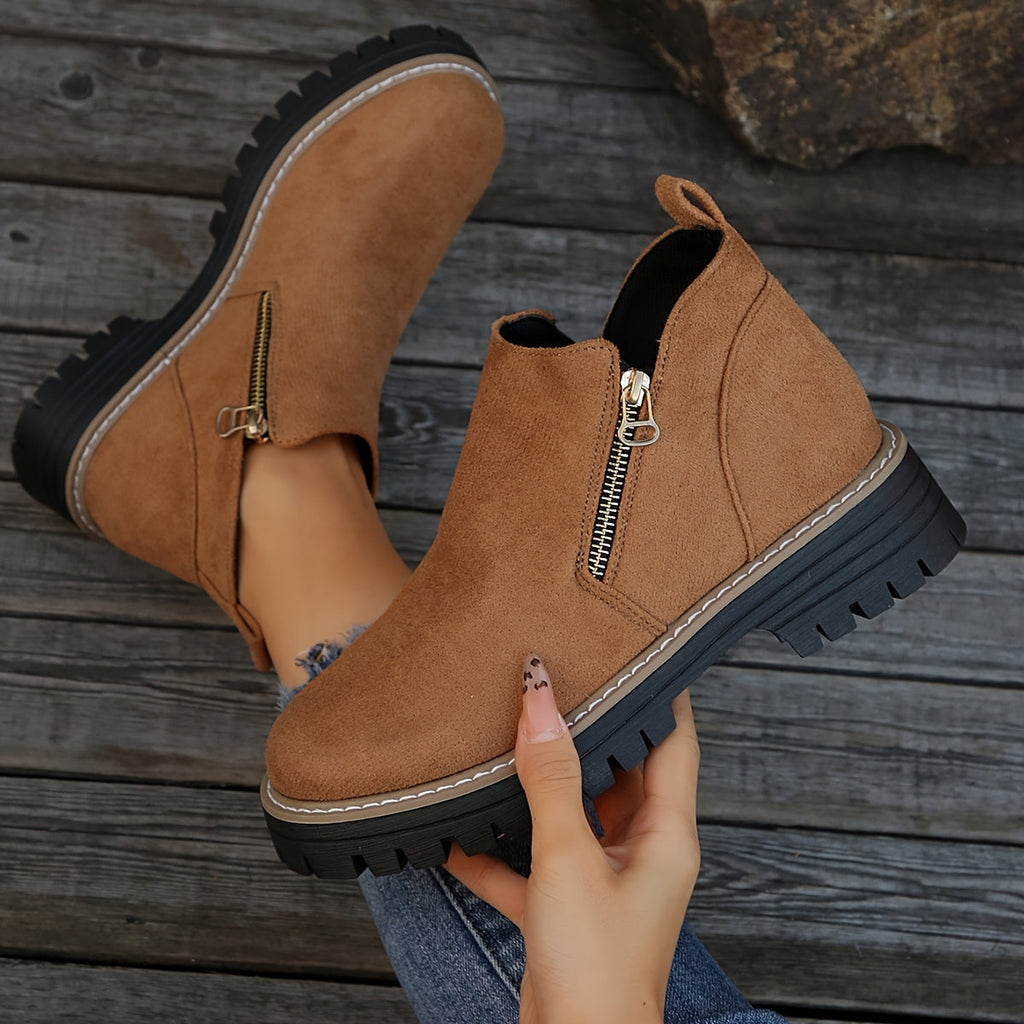 Women's Zip Boots – Cushioned All-Day Comfort in 7 Colours