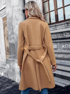 A-Line Padded Coat with Double Buttons