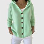 Women's Hooded Cardigan – Effortless Layering Knit in 4 Colours