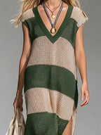 Women's Striped Jumper Dress – One Piece Winter Ease in 6 Colours