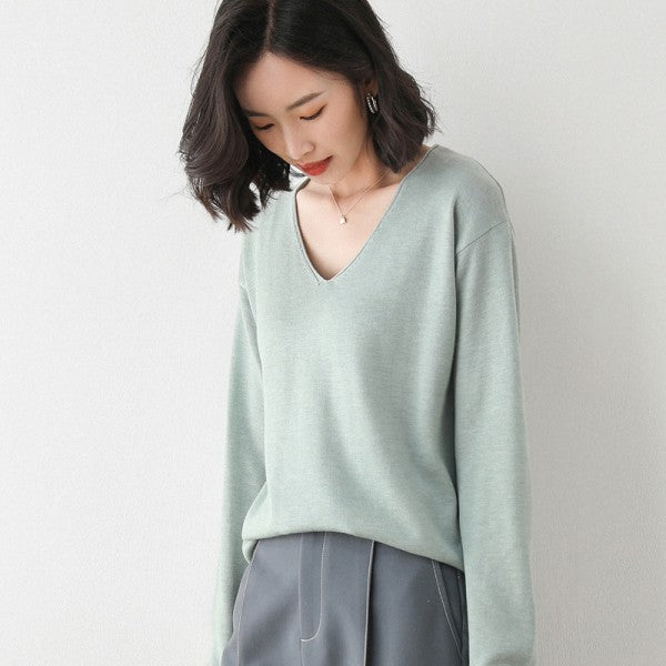 Fine Knit Round Neck Jumper – Soft Everyday Knit in 7 Colours