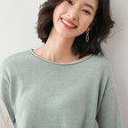 Fine Knit Round Neck Jumper – Soft Everyday Knit in 7 Colours