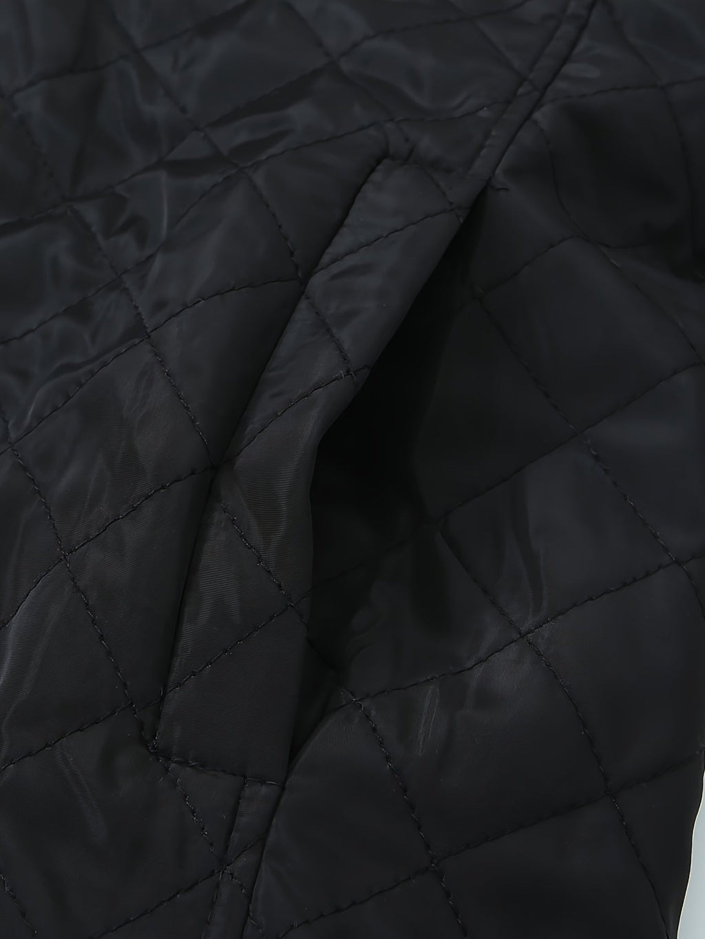 Lined Lightweight Winter Jacket in Black – Quilted City Coat