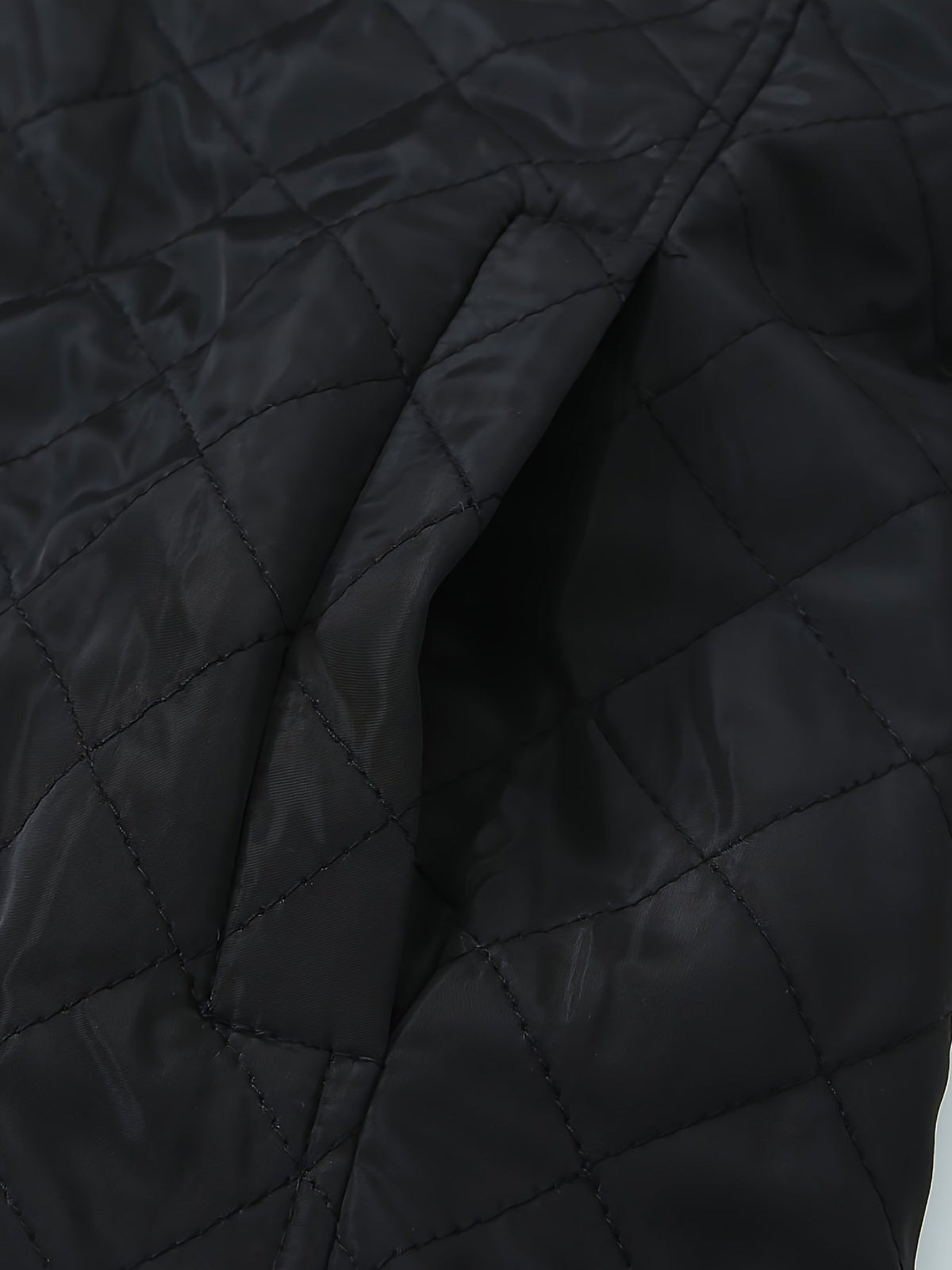 Lined Lightweight Winter Jacket in Black – Quilted City Coat