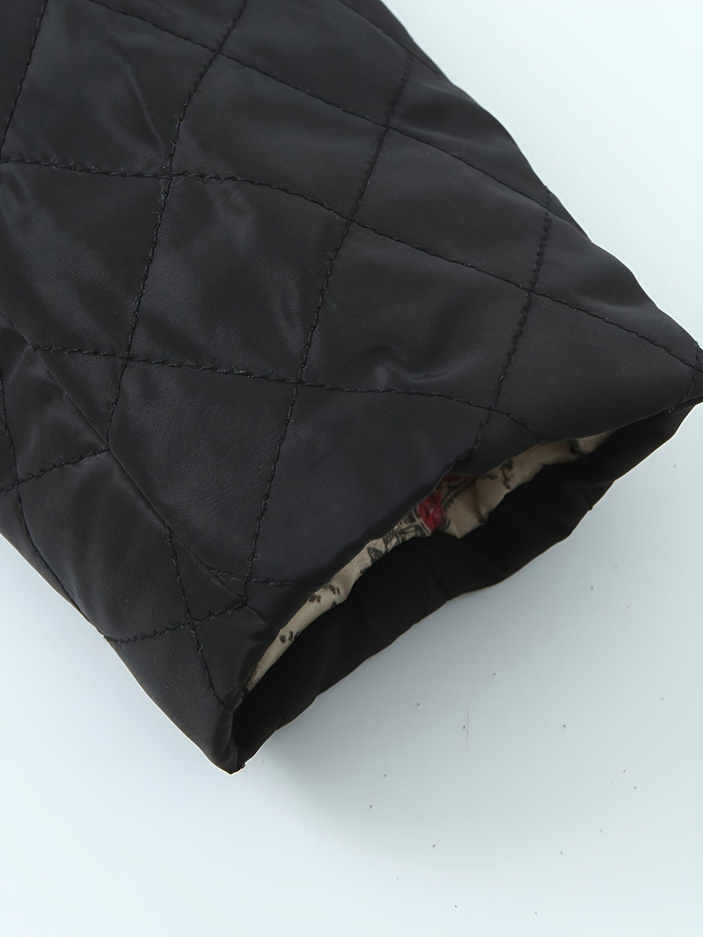 Lined Lightweight Winter Jacket in Black – Quilted City Coat