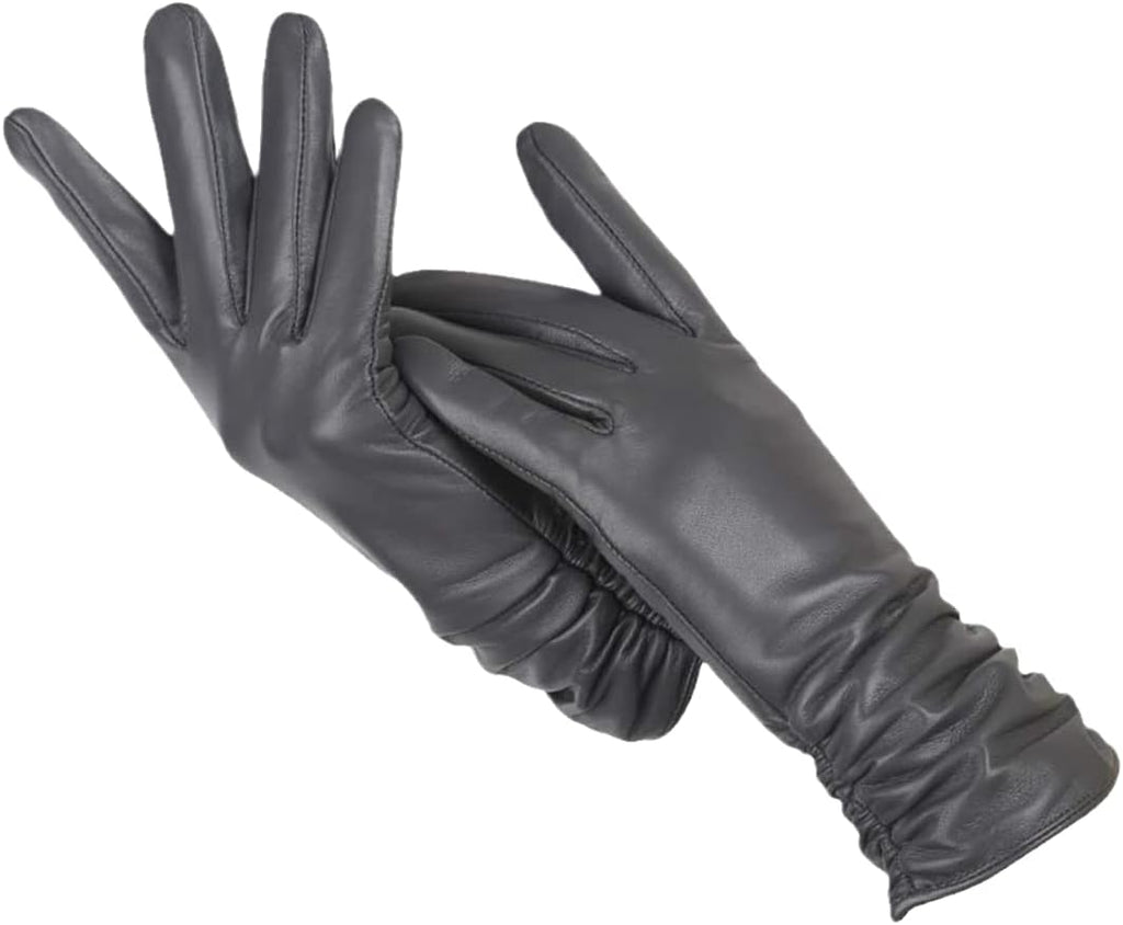 Classic Leather Look Gloves – Elegant Winter Gloves in 10 Colours