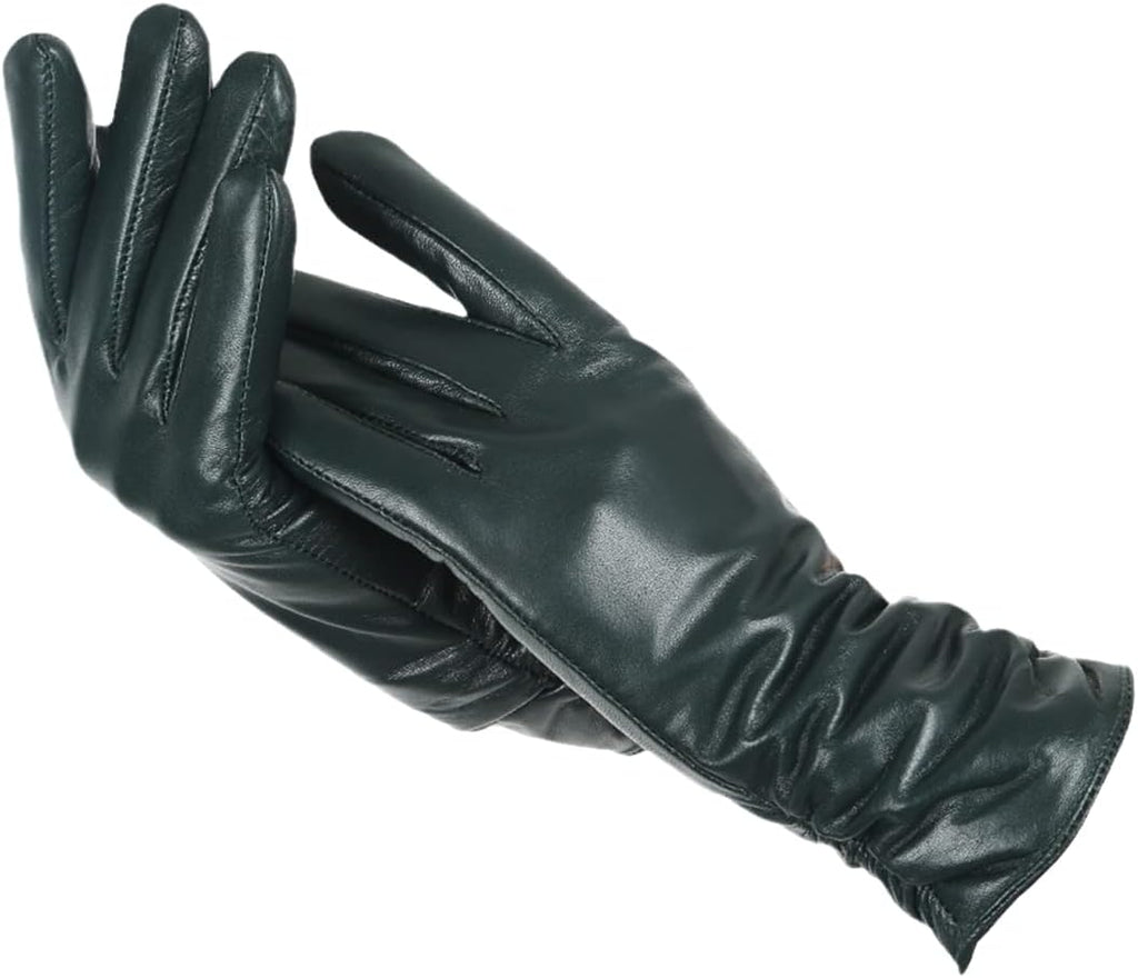 Classic Leather Look Gloves – Elegant Winter Gloves in 10 Colours