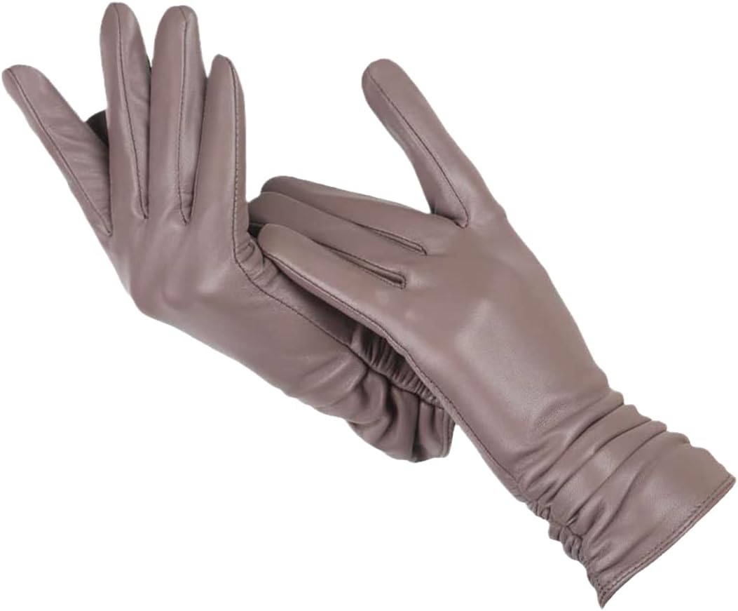 Classic Leather Look Gloves – Elegant Winter Gloves in 10 Colours