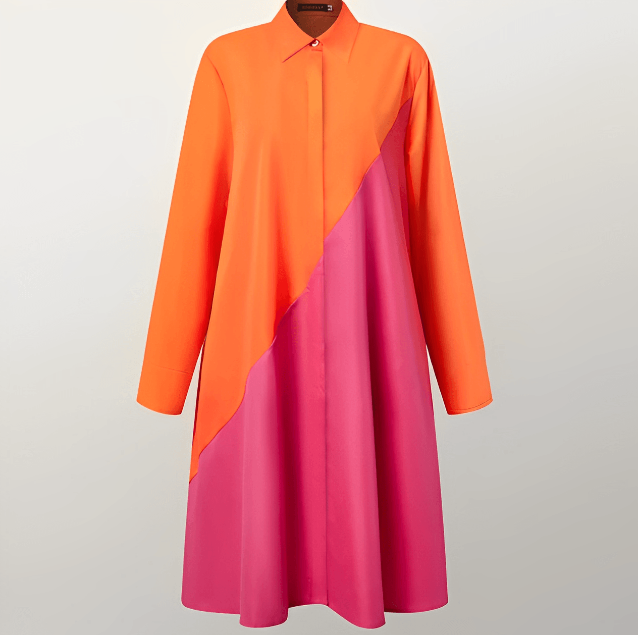 Lapel Collar Elegant Silhouette Autumn Dress | Meave & Ivy