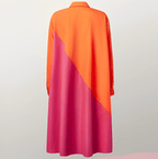 Lapel Collar Elegant Silhouette Autumn Dress | Meave & Ivy