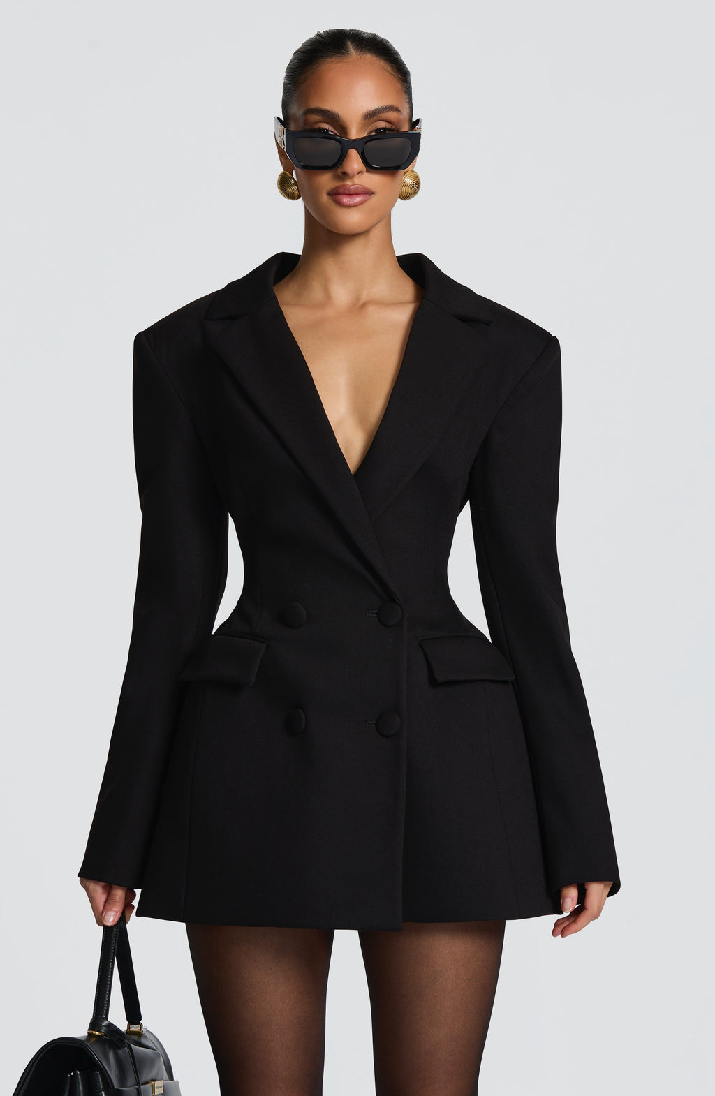 Black Blazer Dress – Classic Tailored Power Dress | Meave & Ivy