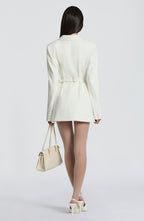 Ivory Blazer Dress – Elegant Tailored Occasion Dress | Meave & Ivy