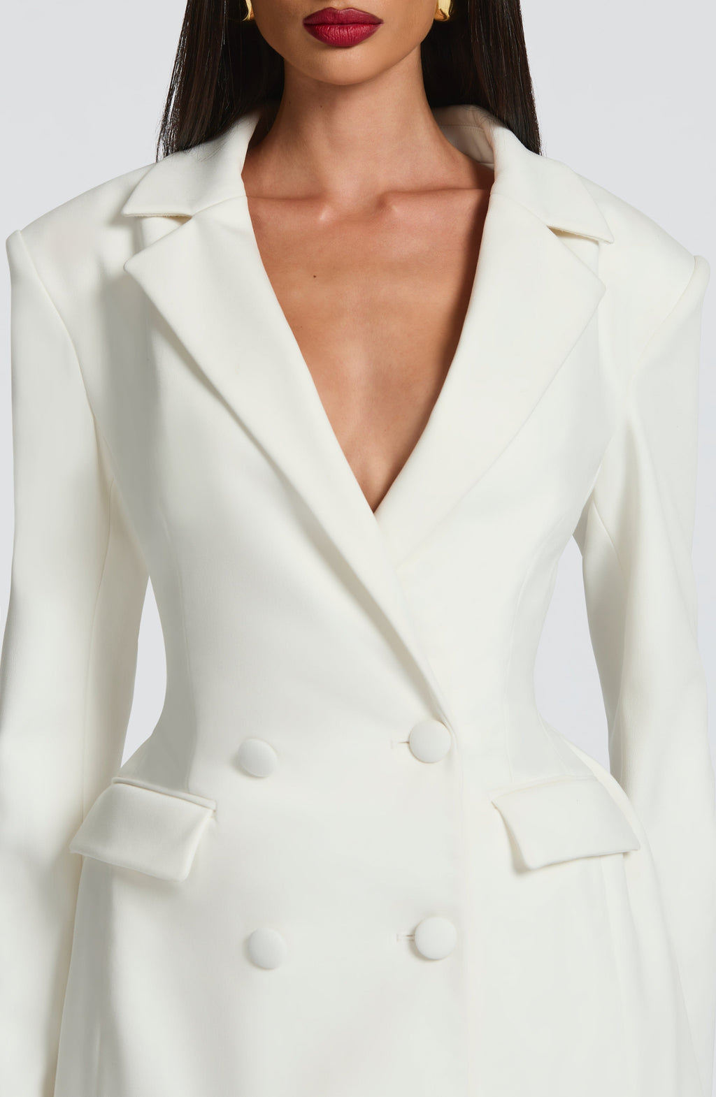 Ivory Blazer Dress – Elegant Tailored Occasion Dress | Meave & Ivy