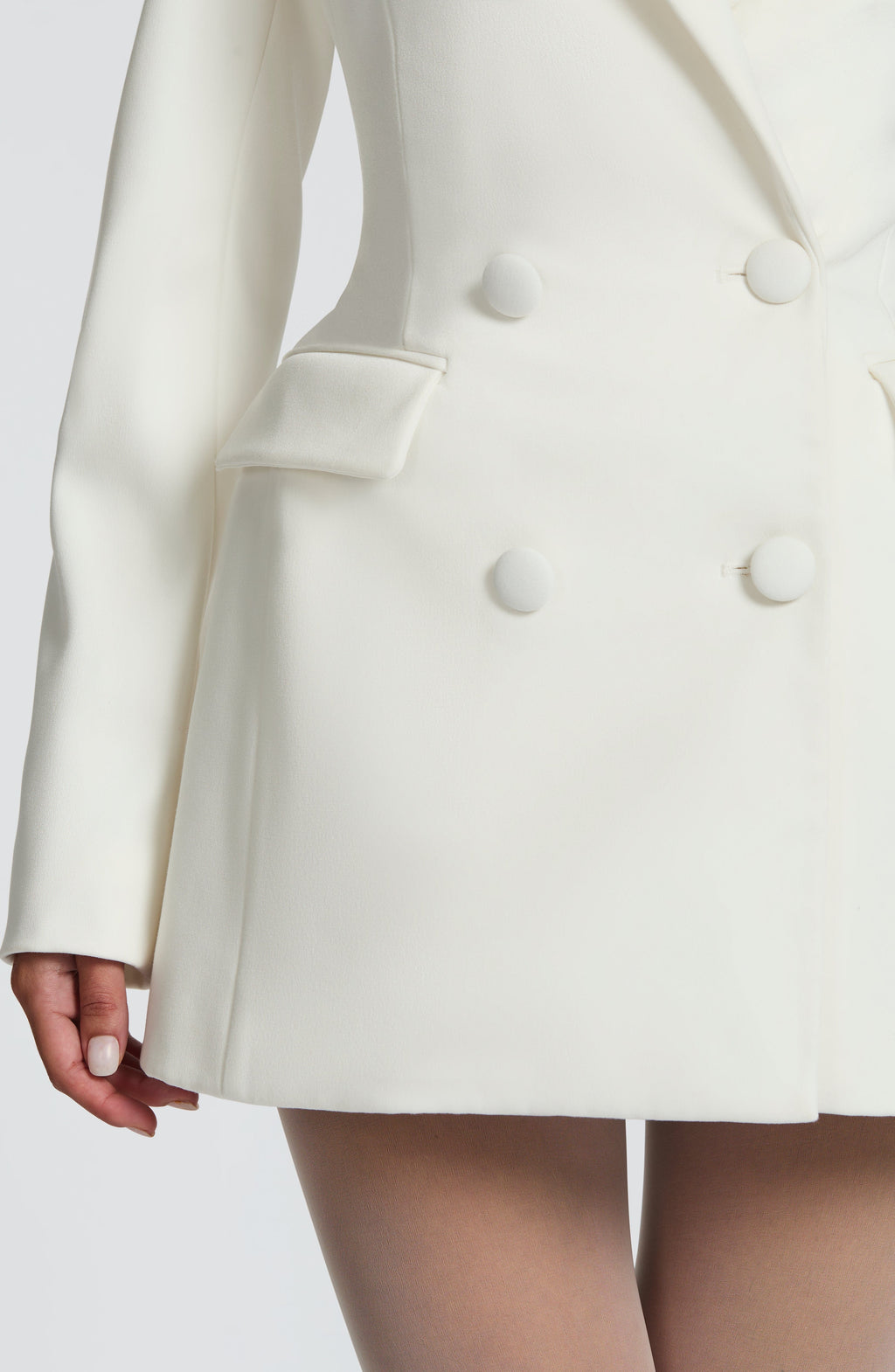 Ivory Blazer Dress – Elegant Tailored Occasion Dress | Meave & Ivy