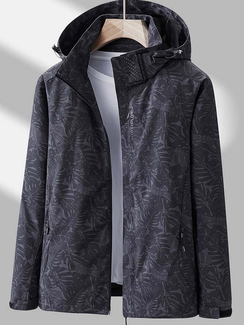 Water & Windproof Jacket with Hood – Weatherproof Outdoor Jacket