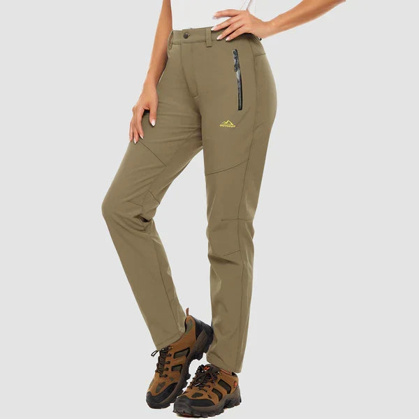 Waterproof Trousers with Fleece Lining – Warm Outdoor Trousers