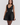 Satin-Look Mini Dress with Gathered Skirt Detail