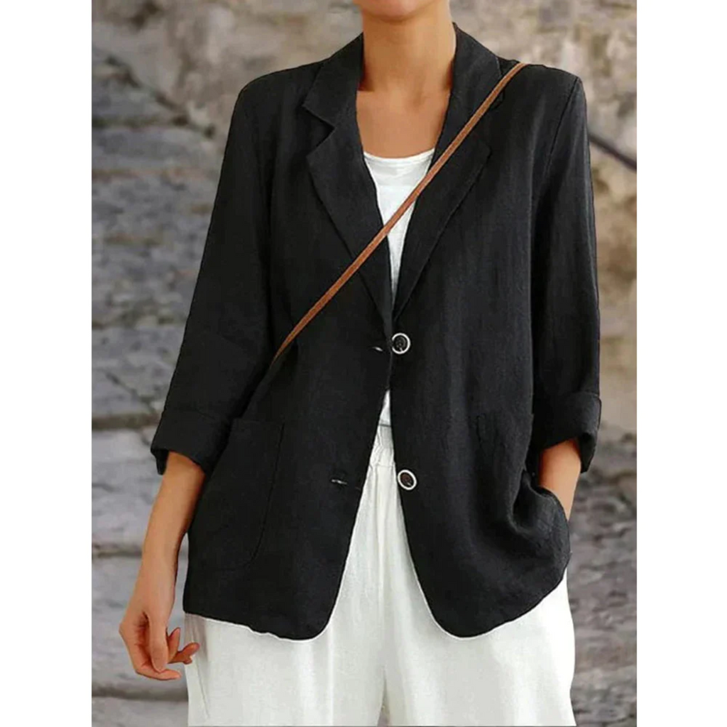 Linen Blazer in Blue, Yellow, White or Black – Light Summer Tailoring