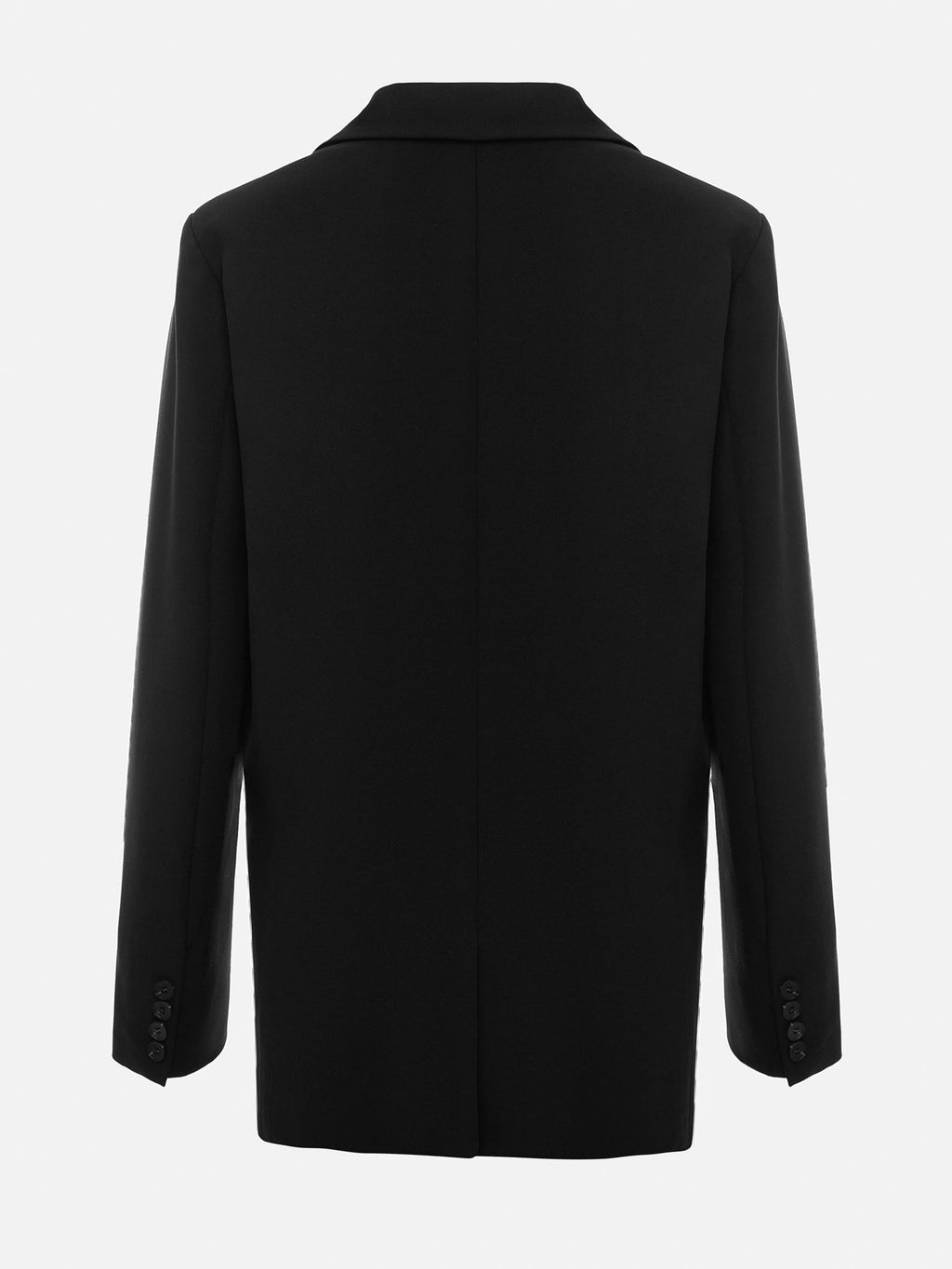 Black Single-Breasted Suit Blazer - Tailored Fit
