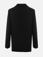 Black Single-Breasted Suit Blazer - Tailored Fit
