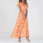 Women's Floral Wedding Guest Summer Maxi Dress | Meave & Ivy