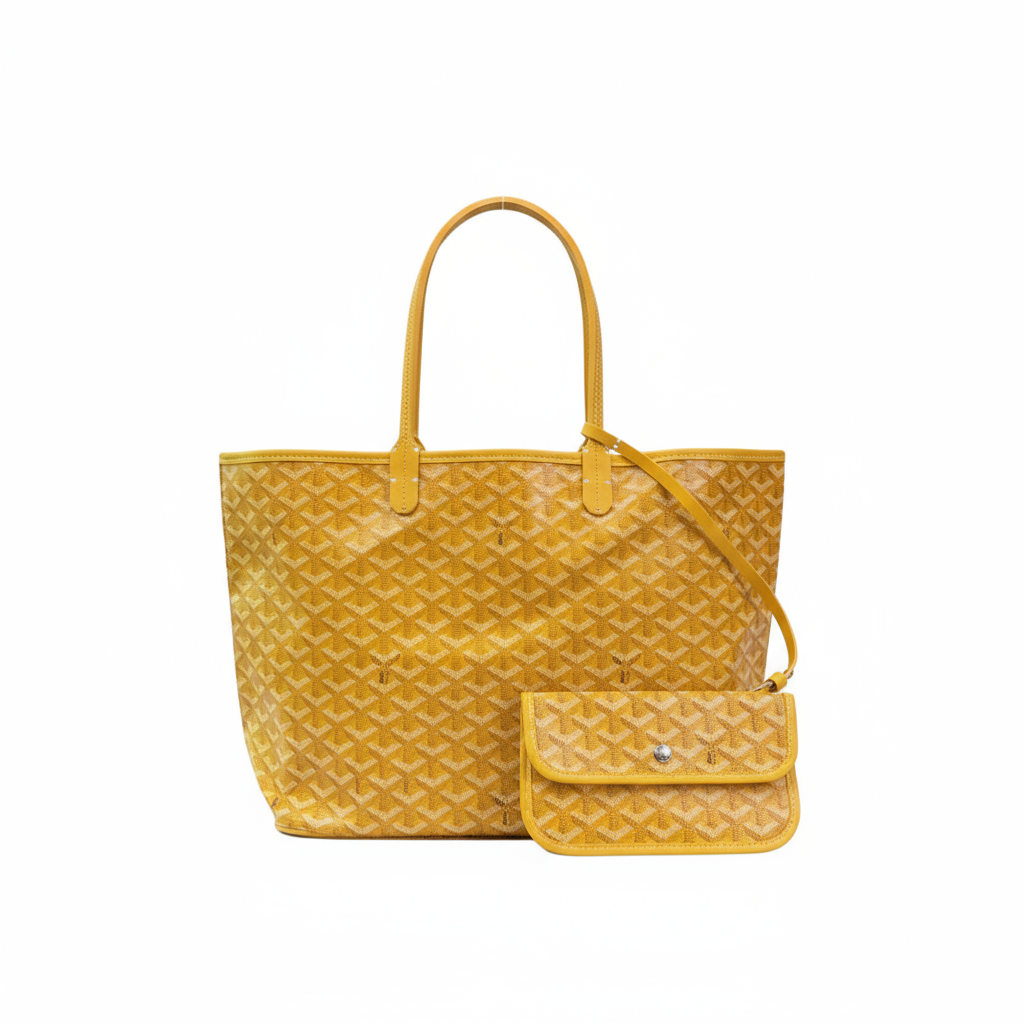 Women's Patterned Tote Bag with Matching Pouch – Large Shopper Bag