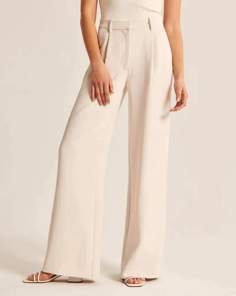 Elegant Tailored Trousers in 8 Neutrals – Refined Slim Fit