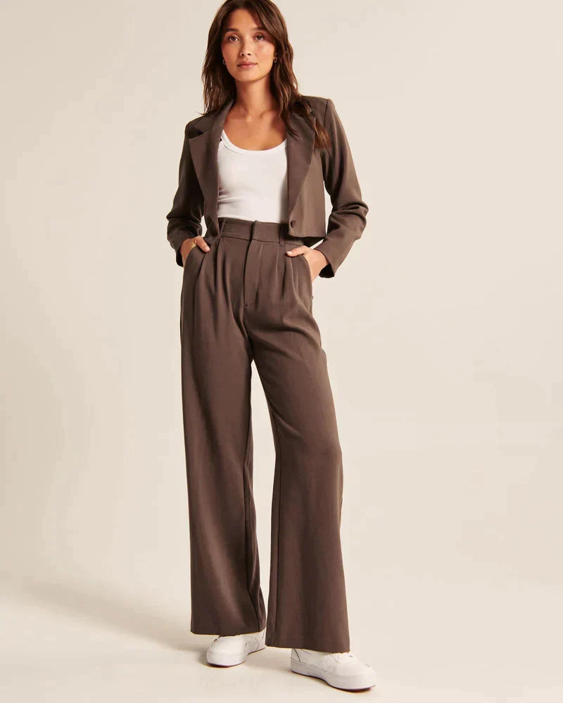 Elegant Tailored Trousers in 8 Neutrals – Refined Slim Fit
