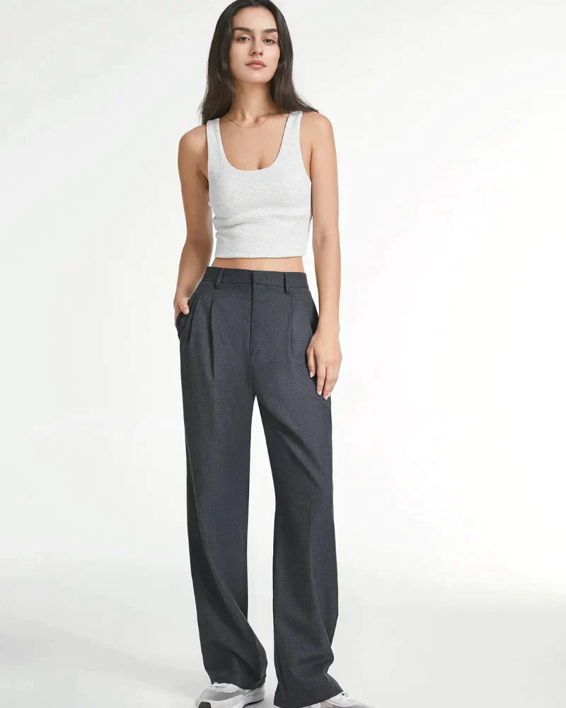 Elegant Tailored Trousers in 8 Neutrals – Refined Slim Fit