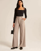 Elegant Tailored Trousers in 8 Neutrals – Refined Slim Fit