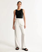 Elegant Tailored Trousers in 8 Neutrals – Refined Slim Fit