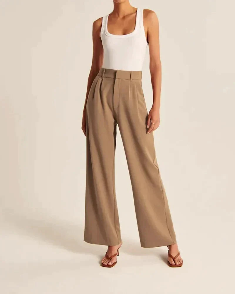 Elegant Tailored Trousers in 8 Neutrals – Refined Slim Fit