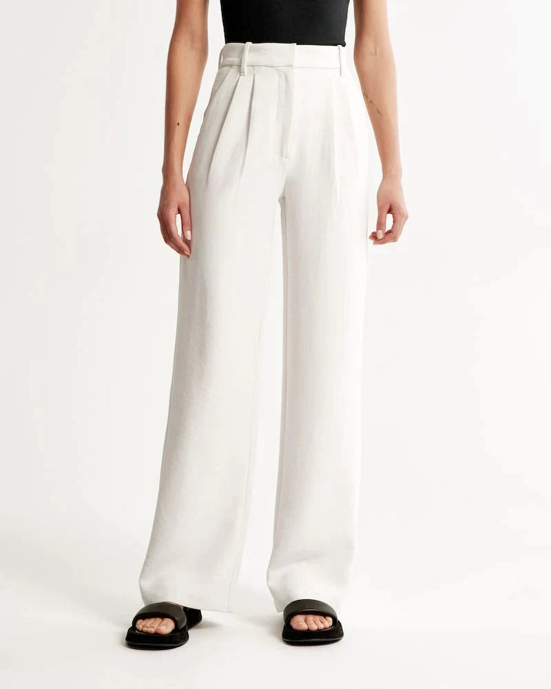 Elegant Tailored Trousers in 8 Neutrals – Refined Slim Fit