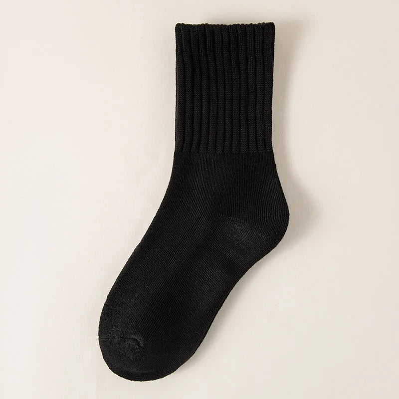 Thermal Fleece Lined Plush Socks – 5 Pair Mix Pack