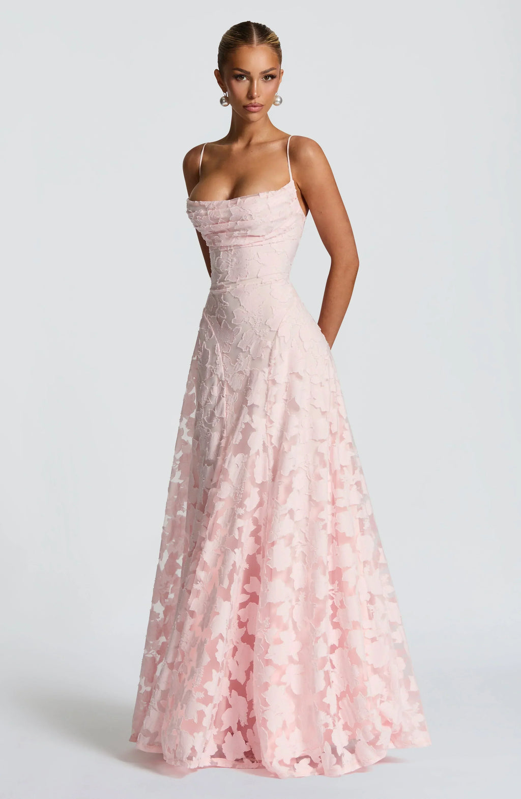 Elegant Satin Maxi Dress - Luxury Evening Gown | Meave & Ivy