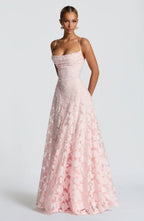 Elegant Satin Maxi Dress - Luxury Evening Gown | Meave & Ivy