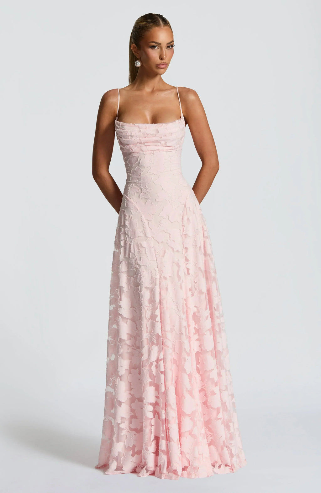 Elegant Satin Maxi Dress - Luxury Evening Gown | Meave & Ivy