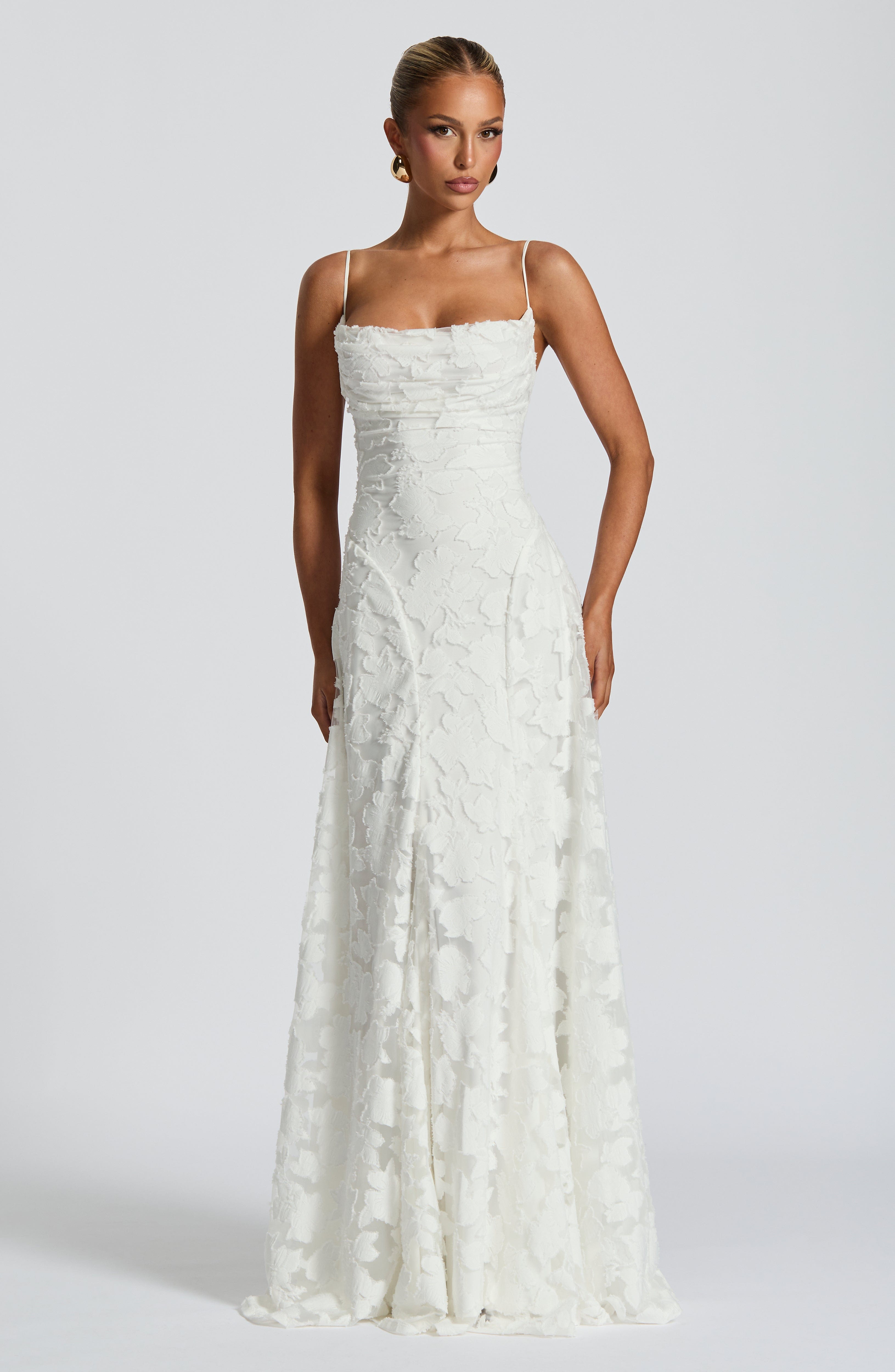 Elegant Satin Maxi Dress - Luxury Evening Gown | Meave & Ivy