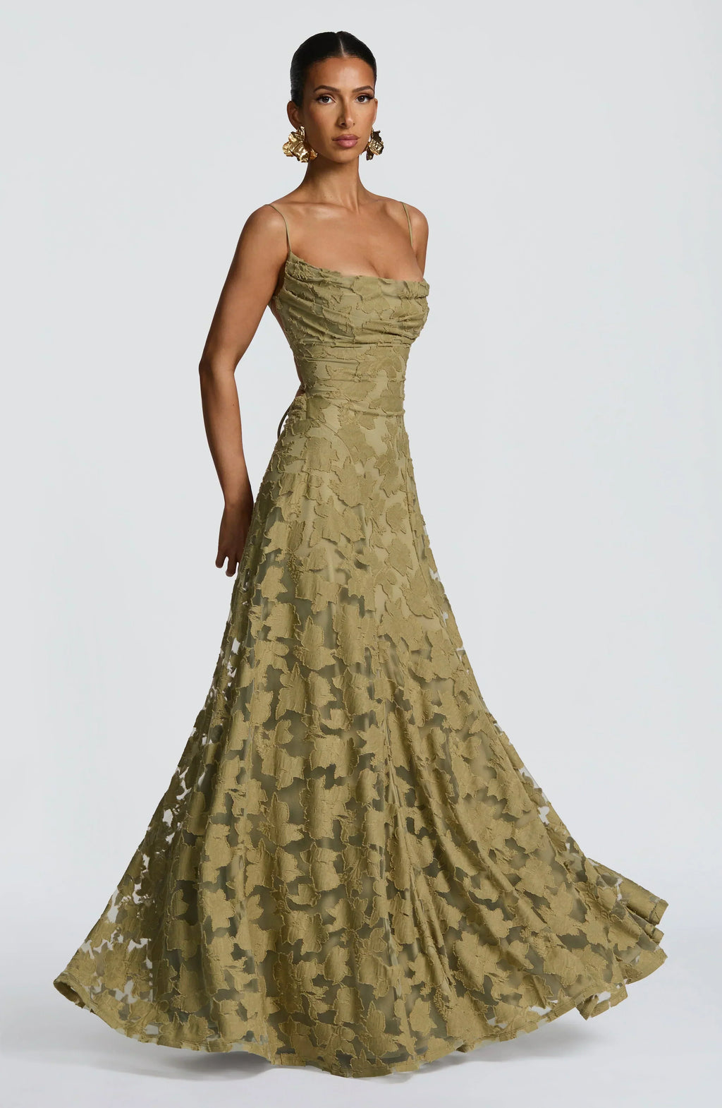 Elegant Satin Maxi Dress - Luxury Evening Gown | Meave & Ivy