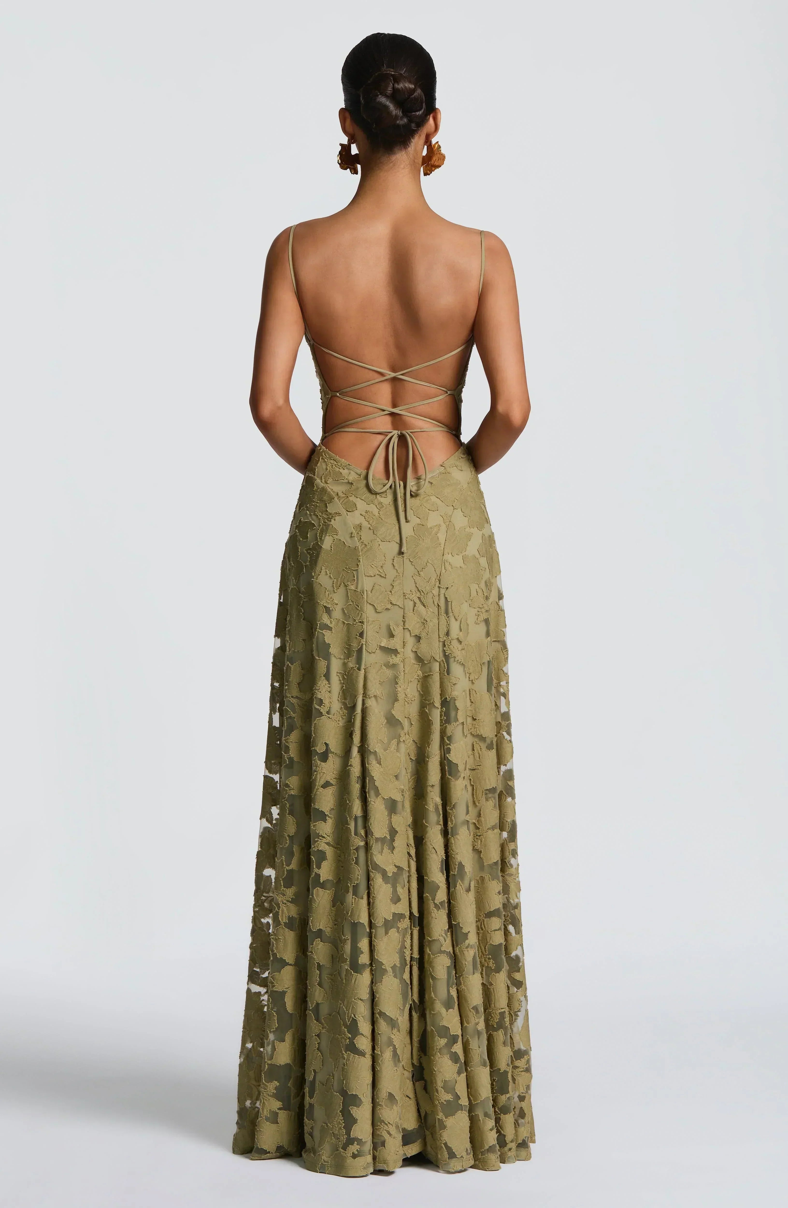 Elegant Satin Maxi Dress - Luxury Evening Gown | Meave & Ivy