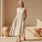 Elegant Dress With Pockets