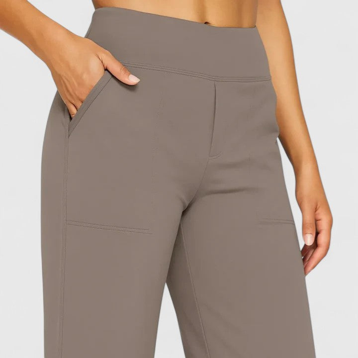 Women's Zip Trousers – Easy Elegant Drape in 8 Colours