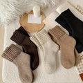 Thermal Fleece Lined Plush Socks – 5 Pair Mix Pack