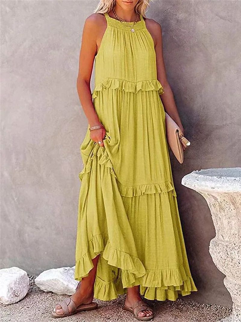 Yellow Maxi Dress – Women's Summer Party & Occasion Dress | Meave & Ivy