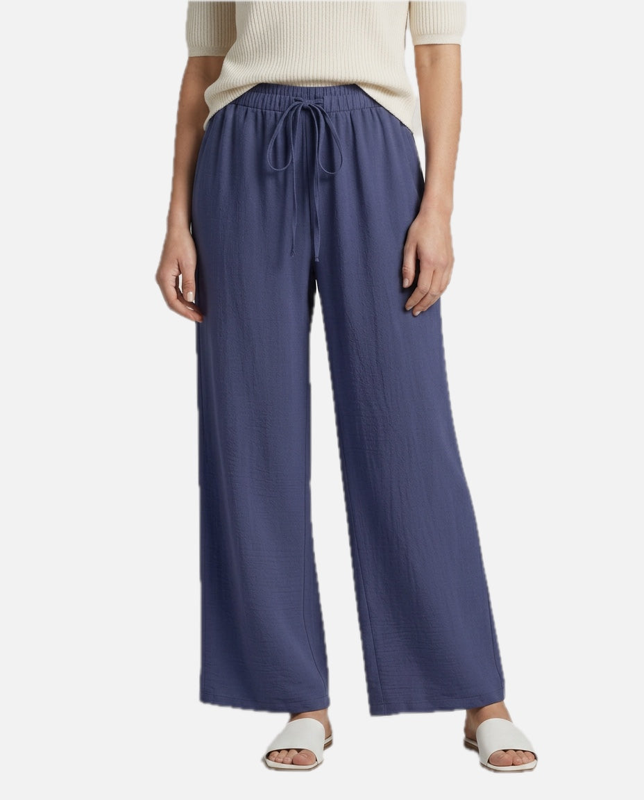 Wide-Leg Trousers with Drawstring Waist – Women's Occasion Dress