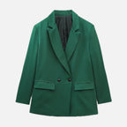 Double-Breasted Structured Blazer – Women's Occasion Blazer