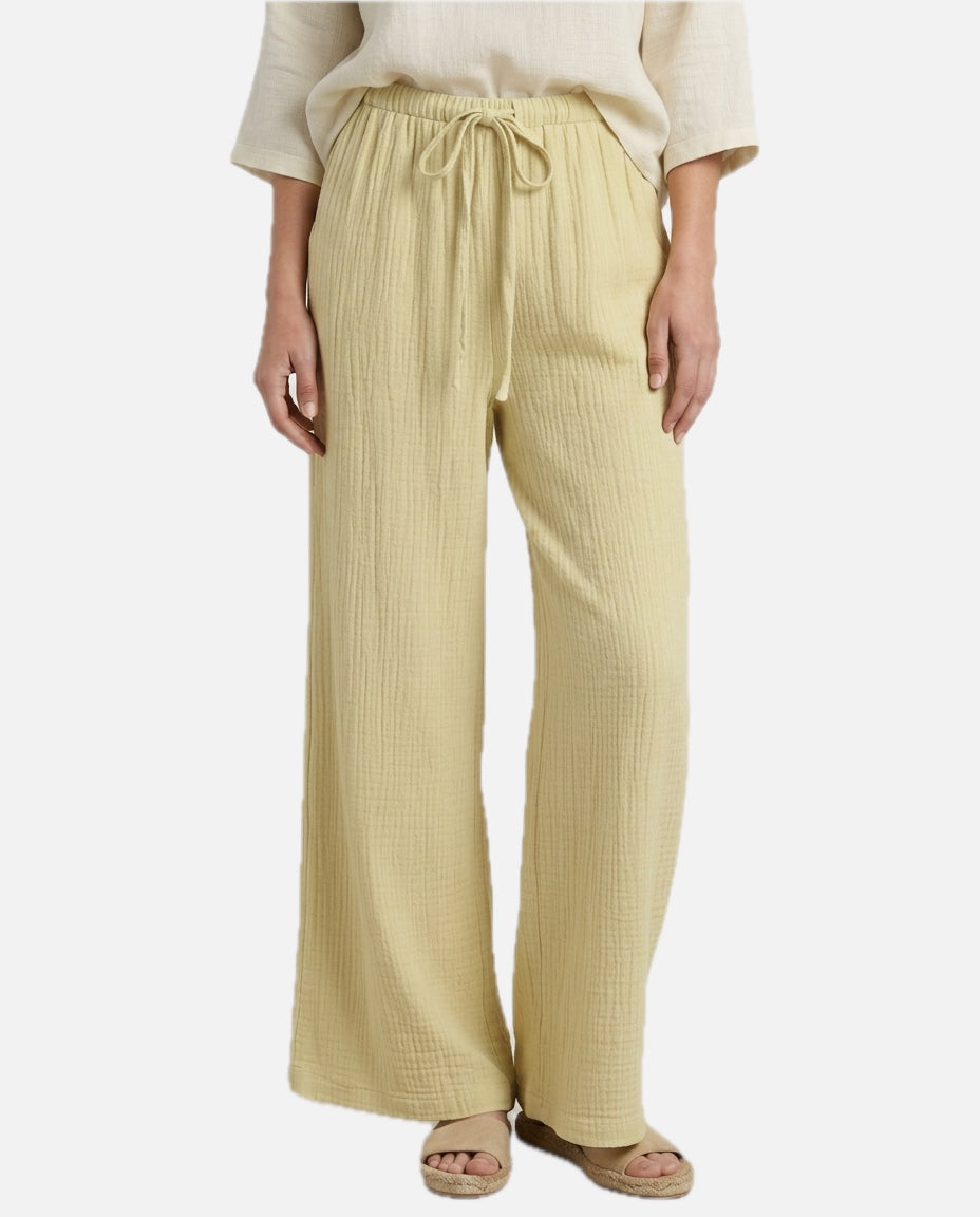 Wide-Leg Trousers with Elastic Waist – Women's Occasion Dress