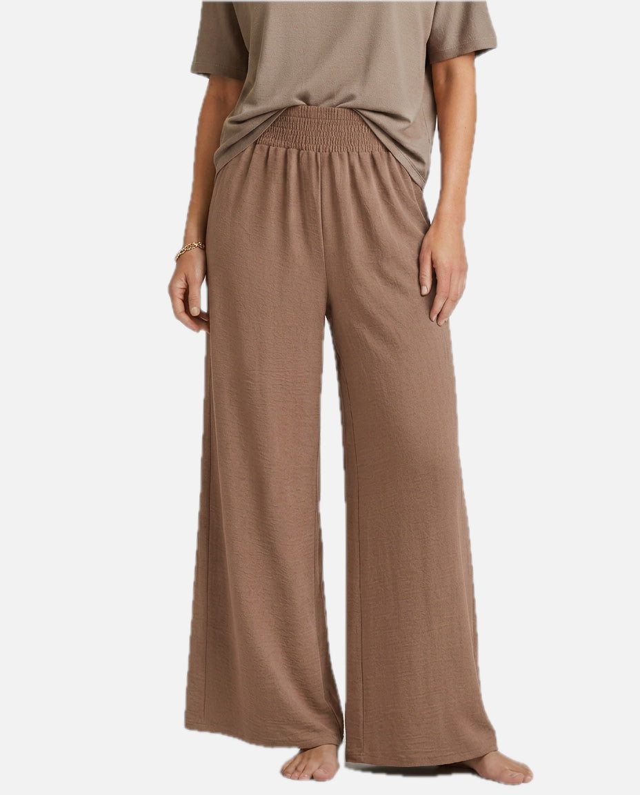 Wide-Leg Trousers with Elastic Waist – Women's Occasion Dress