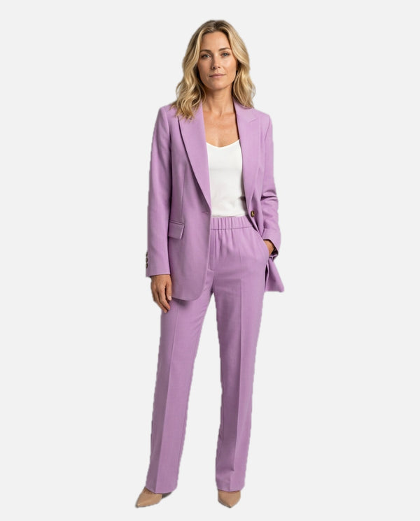 Blazer Set with Straight-Leg Trousers – Women's Occasion Co-ord Set