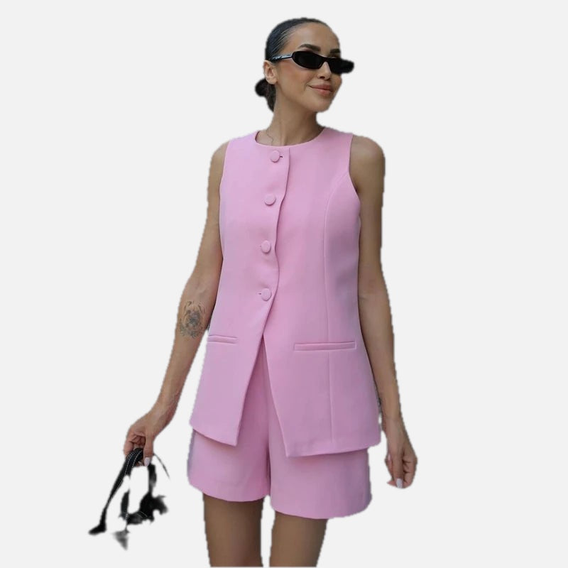 Button-Up Vest Top – Women's Summer Vest Top